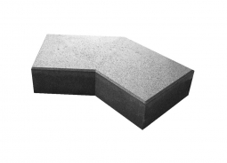 Ступень угловая Берит 135 градусов 500х500 400х150