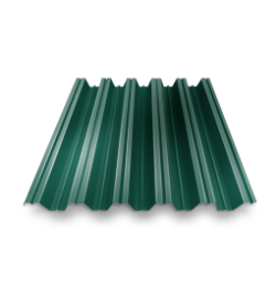 Профнастил HC-35 RAL 6005 зеленый мох 0.45 мм