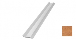 Планка начальная Первая Кровельная «Брус» (декоративно-полимерное покрытие) 2м золотой орех