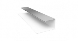 Планка завершающая сложная Первая Кровельная 30х25 (полиэстер) 2м белый