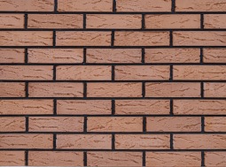 Кирпич лицевой клинкерный «Красный» «Рустик» пустотелый Евро 0.5НФ