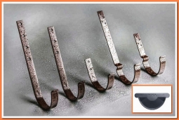 Держатель желоба Nika стропильный RAL7024 Графит