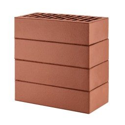 Кирпич лицевой керамический «Красный» пустотелый одинарный