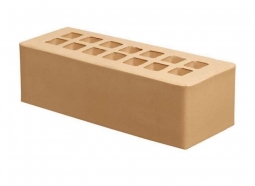 Кирпич лицевой керамический «Медовый» пустотелый Евро 0.96НФ