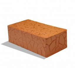 Кирпич керамический рядовой полнотелый утолщенный М 125, М 150