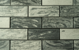 Кирпич лицевой гиперпрессованный Черно-белый «Березка» пустотелый 1.4 НФ