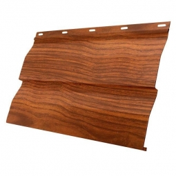 Металлосайдинг Первая Кровельная «Корабельная доска» 0.45мм под темное дерево