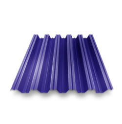 Профнастил HC-35 RAL 5002 ультрамариново-синий 0.7 мм