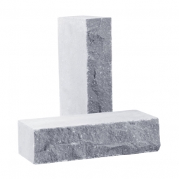 Кирпич лицевой силикатный «Неокрашенный» полнотелый утолщенный колотый