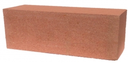 Кирпич лицевой силикатный Оранжевый полнотелый одинарный