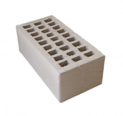 Кирпич лицевой керамический «Серебро» «Кора дерева» пустотелый утолщенный