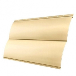 Металлосайдинг Первая Кровельная «Бревно» полиэстер 0.5мм бежевый