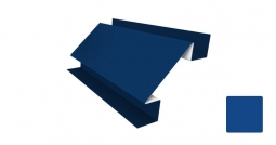 Угол внутренний сложный Первая Кровельная 65х18х30 (полиэстер) 2м синий