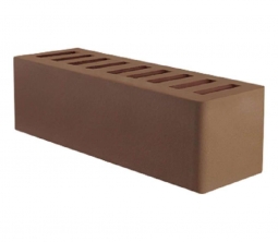 Кирпич лицевой керамический Коричневый пустотелый Евро 0,96НФ