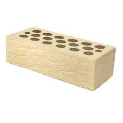 Кирпич лицевой керамический «Ivory» «Византия» с накатом пустотелый одинарный