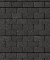 Тротуарная плитка Поревит Прямоугольник Гранит Черный 80 мм 100х200