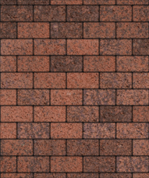 Тротуарная плитка Поревит Прямоугольник Клинкер 200х100х60 мм