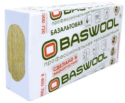 Минераловатный утеплитель Baswool Лайт 35 1200х600х100 мм / 6 шт.