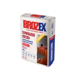 Термоизоляционный кладочный раствор Brozex Термоблок 20 кг