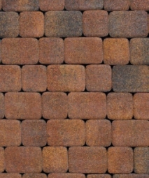 Тротуарная плитка Поревит Классико Гранит Арабская ночь , 40 мм 2 камня