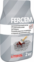 Защитный состав для стальной арматуры Litokol Fercem, 2кг
