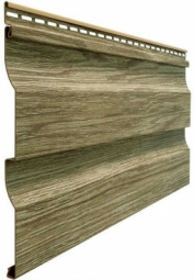 Сайдинг Docke Lux Корабельный брус D4,5D кедр