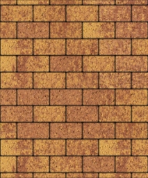 Тротуарная плитка Поревит Прямоугольник Гранит, Каир 60 мм 100х200