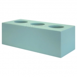 Кирпич лицевой силикатный «Мятно-зеленый» пустотелый утолщенный