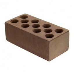 Кирпич лицевой силикатный Коричневый Стандарт