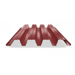 Профнастил H-75 RAL 3003 красный рубин 0,7 мм
