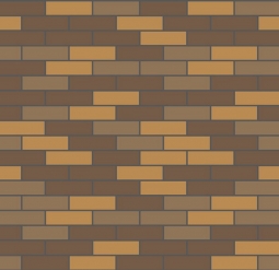 Кирпич лицевой керамический «Бавария 13» «Латте, Капучино, Мокко» пустотелый одинарный