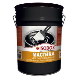 Мастика ISOBOX гидроизоляционная ведро 22кг