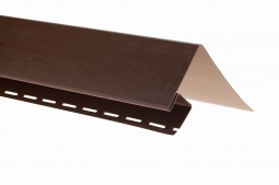 Планка околооконная Альта-Профиль «Блок-Хаус» Орех темный 3.05м