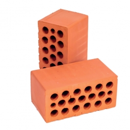 Кирпич рядовой керамический «Красный» пустотелый двойной