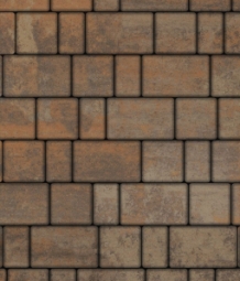 Тротуарная плитка Поревит Старый город Гранит Клен, 60 мм 3 плиты