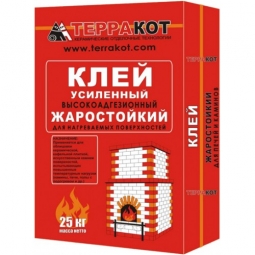 Клей Терракот усиленный жаростойкий 3 кг