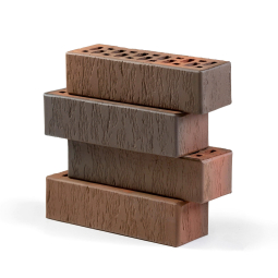 Кирпич лицевой керамический «Рустикатор 82» «Флеш» пустотелый Евро 0,7НФ