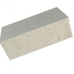 Кирпич лицевой силикатный Белый колотый полнотелый утолщенный