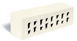 Кирпич клинкерный Белоснежный «Неаполь» пустотелый Евро одинарный