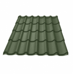 Металлочерепица Монтеррей Хвоя RAL 6020