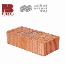 Кирпич рядовой керамический полнотелый одинарный рифленый