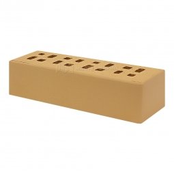 Кирпич клинкерный Соломенный «Барселона» пустотелый Евро одинарный