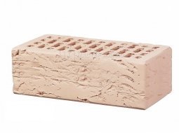 Кирпич лицевой керамический «Лотос» «Кора дерева» пустотелый утолщенный