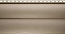 Сайдинг Альта-Профиль Блокхаус «Престиж» двухпереломный Персиковый 3100x222х15