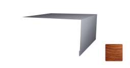 Планка откосная Первая Кровельная 50х200 (декоративно-полимерное покрытие) 2м под светлое дерево