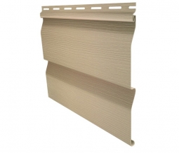 Сайдинг Ю-Пласт Корабельный брус Classic кофе с молоком