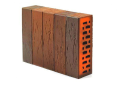 Кирпич клинкерный фасадный «Баварская кладка» «Регенсбург» Рустикатор пустотелый 0,7НФ