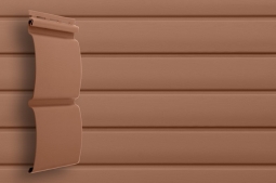 Сайдинг Grand Line Блок-хаус Amerika D4.8 Темно-бежевый