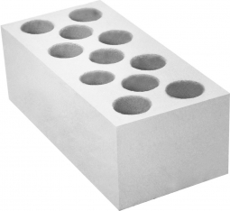 Кирпич лицевой силикатный Неокрашенный пустотелый утолщенный