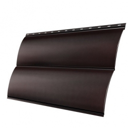 Металлосайдинг Первая Кровельная «Бревно» полиэстер 0.45мм коричневый